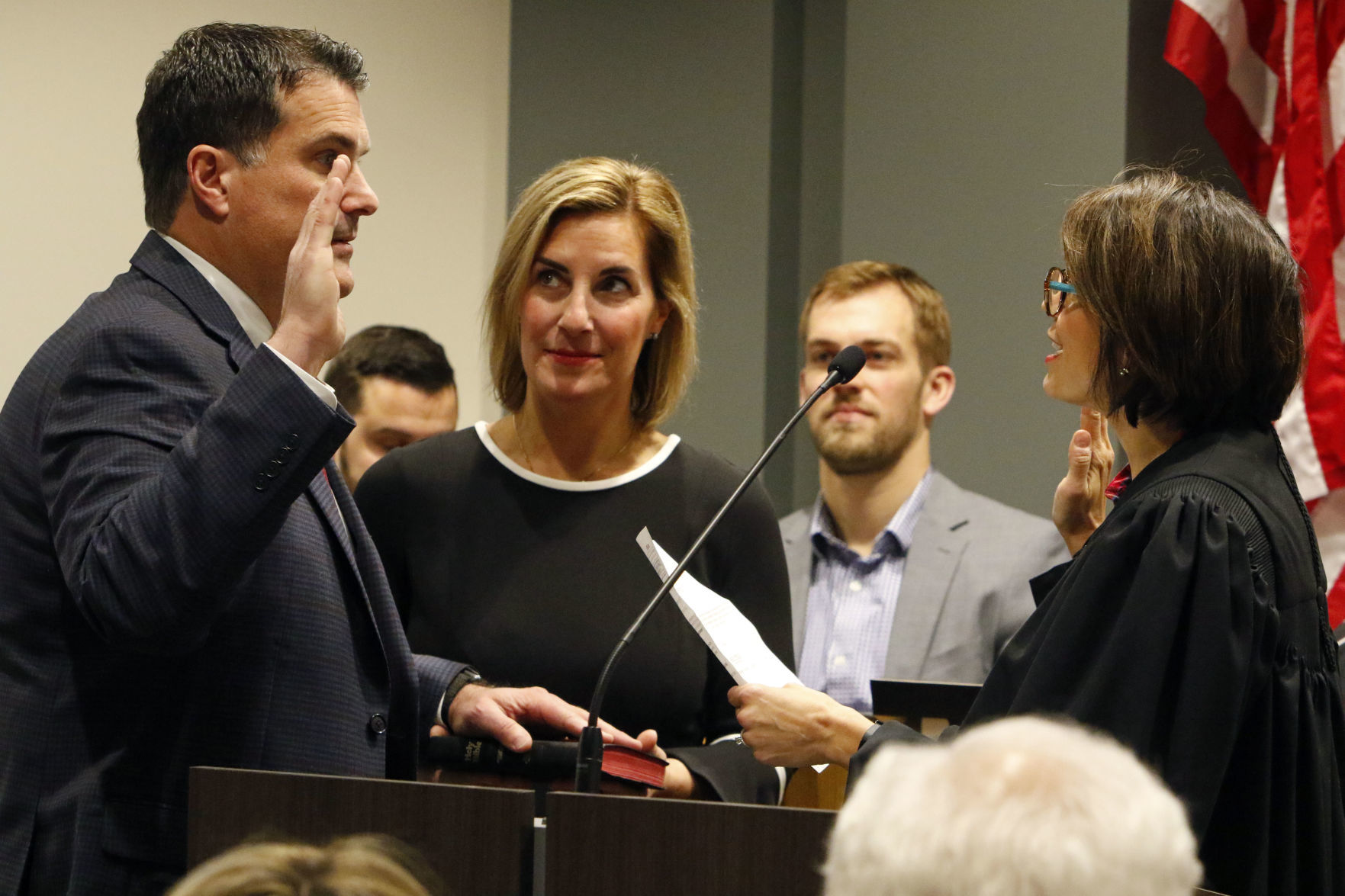 Valparaiso City Council Members and Mayor Sworn-In